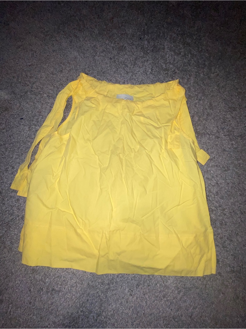 Pinch Canary Yellow Sleeveless Top